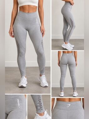 Gymshark Seamless High-Waist Leggings - Gray